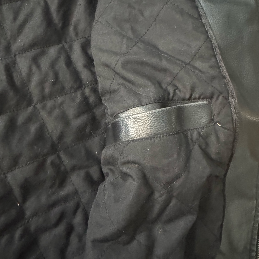 Guess Men's Black Moto Biker style Jacket…M - Picture 11 of 15